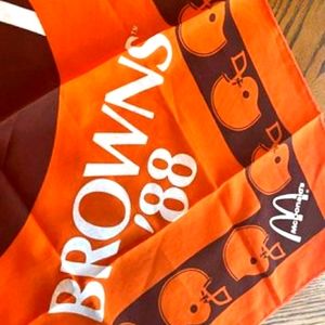 Vintage Cleveland Browns 1988 McDonald's Handkerchief